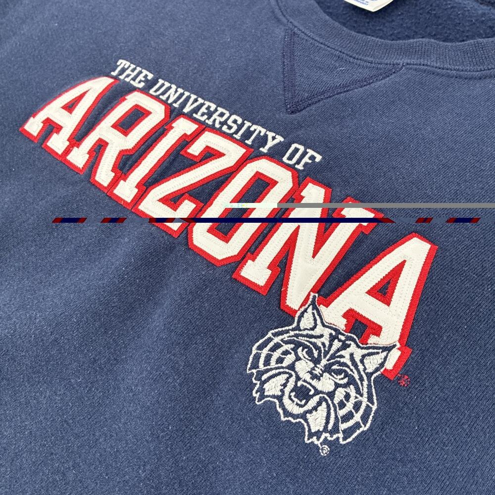 Vintage Russell Athletic Sweatshirt Mens 2XL Blue University Of Arizona Wildcats - Picture 6 of 14